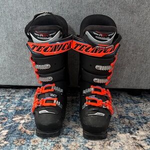 Tecnica Black and Red Performance Ski Boots